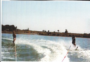 Phil & Danielle Tandem Skiing 1999
