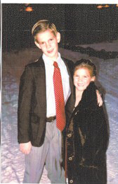 Phil and Danielle all dressed up for a night on the town!